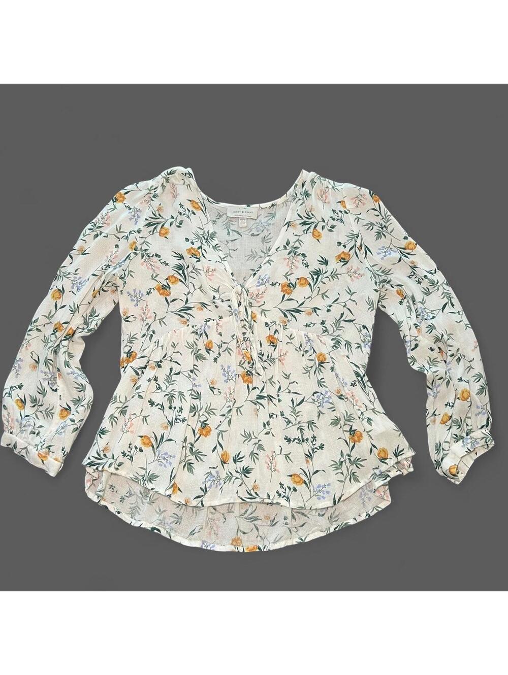Lucky Brand Floral Blouse